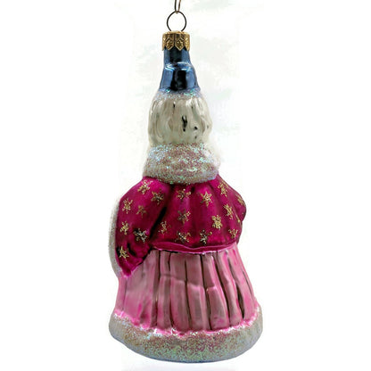 Christopher Radko Incantation Wizard Santa Merlin Pink Christmas Tree Ornament