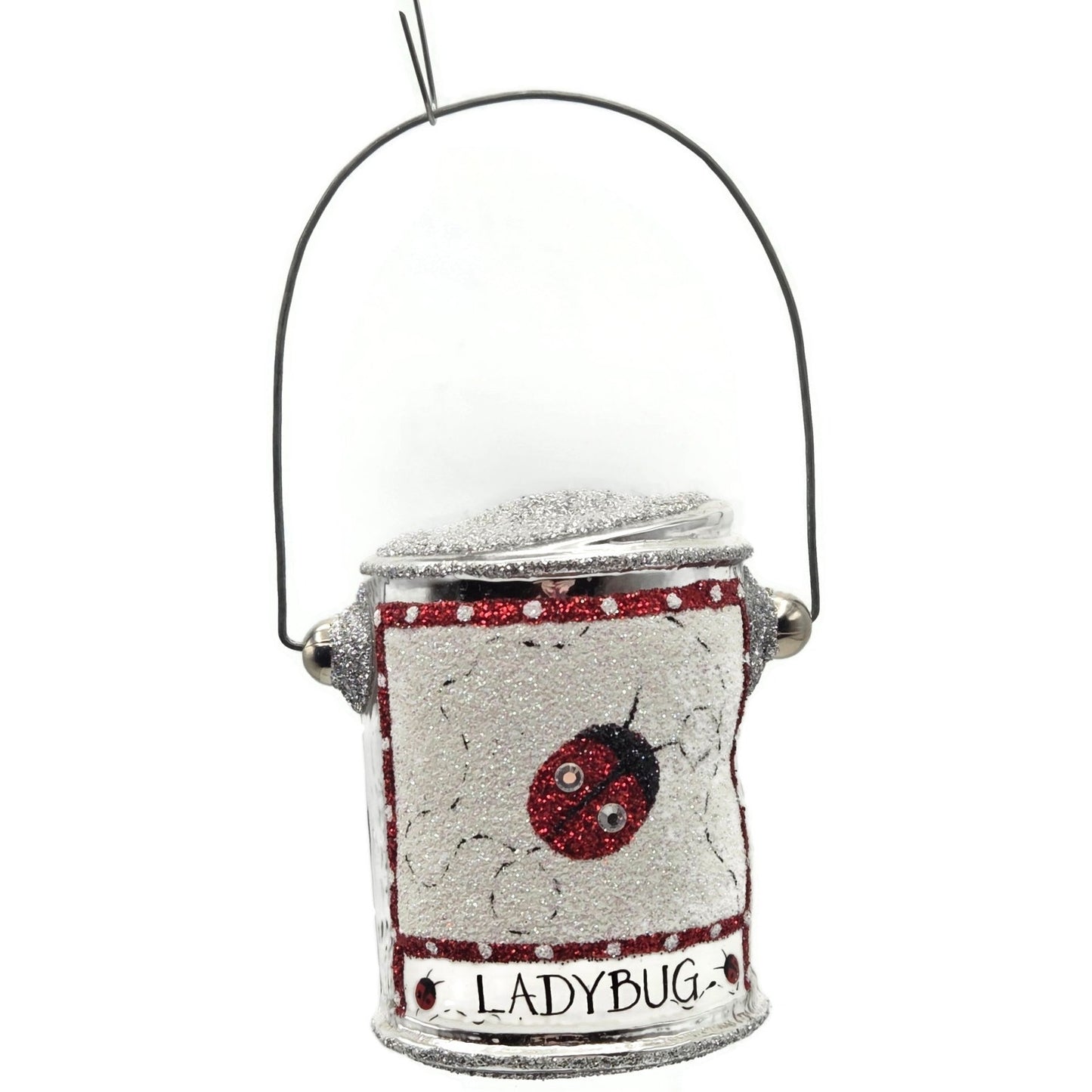Patricia Breen Studio Colours Ladybug Paint Can Bug Spring Christmas Ornament