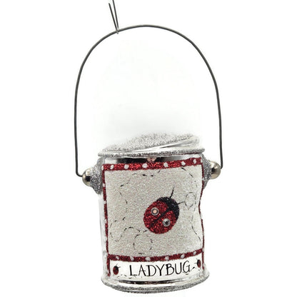 Patricia Breen Studio Colours Ladybug Paint Can Bug Spring Christmas Ornament