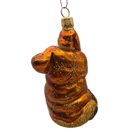 Patricia Breen Five Golden Rings Santa Claus 12 Days Bronze Christmas Ornament