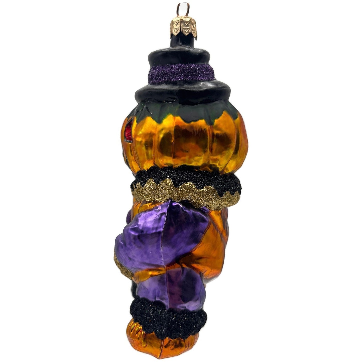 Slavic Treasures Jack's Bat Pumpkin Jack-o-Lantern Halloween Ornament 00-270-A
