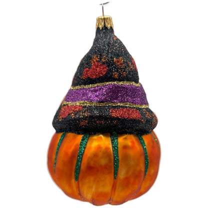 Larry Fraga Creepy Crawler Pumpkin Jack-o-Lantern Spider Halloween Ornament