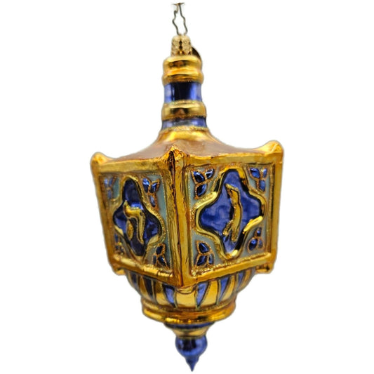 Christopher Radko Dream Spinner Gold Dreidel Hanukkah Christmas Ornament 1011277