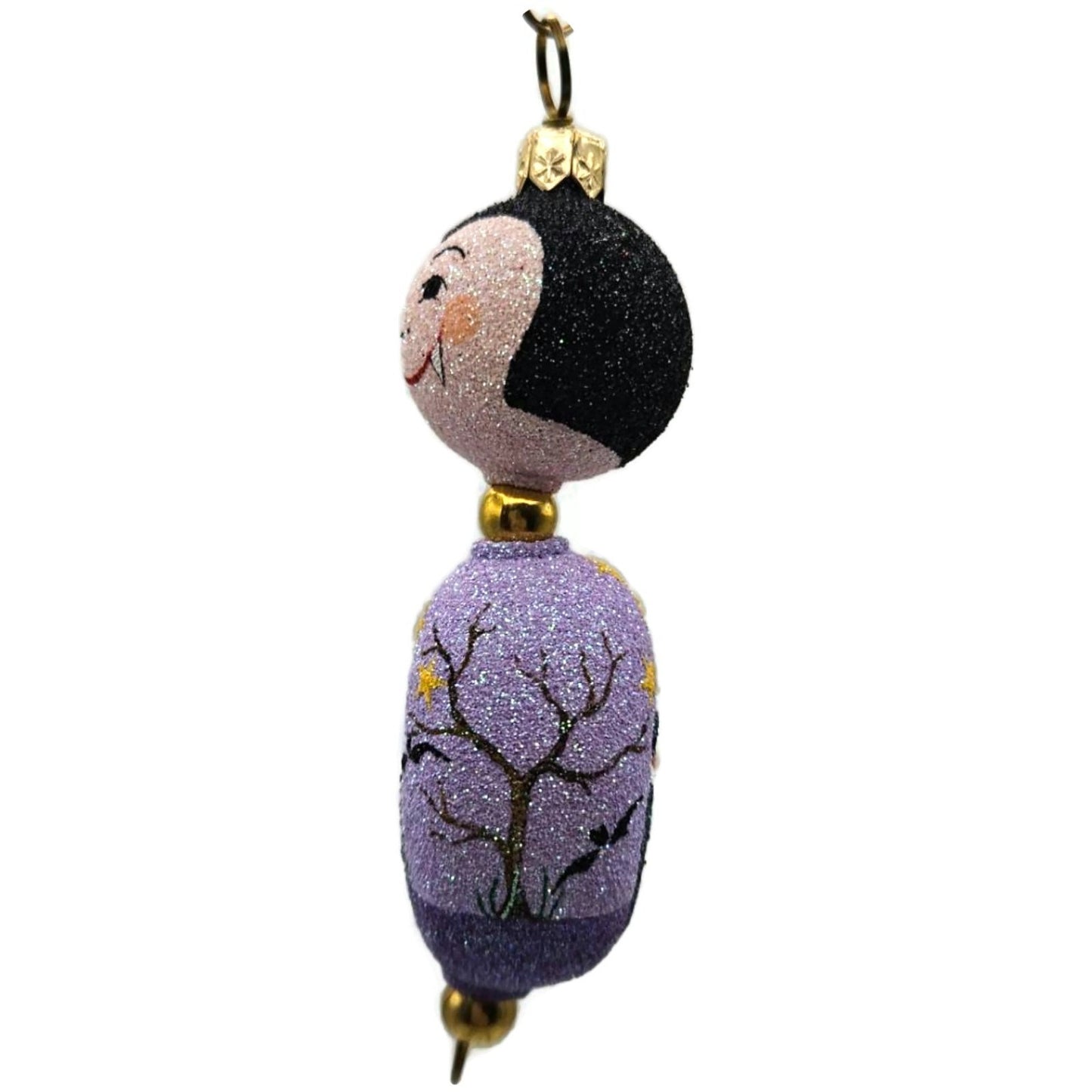 Patricia Breen Kinley Kinetics II The Count Moon Purple Halloween Ornament CATZ
