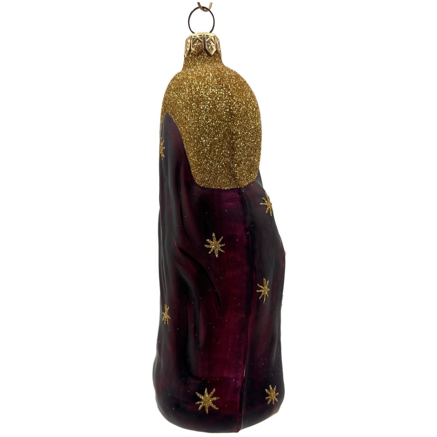 Patricia Breen Madonna of The Sun Bordeaux Stars Religious Christmas Ornament