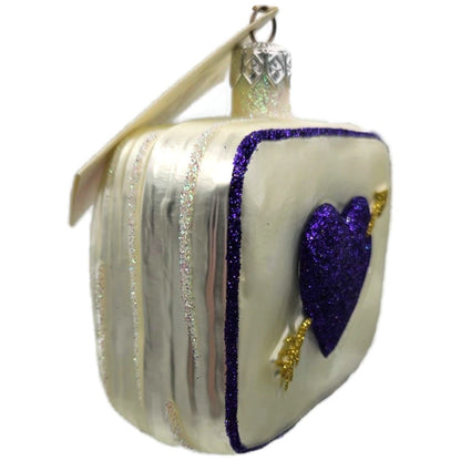 Patricia Breen To My Sweet Pearl Purple Heart Valentines Christmas Ornament CO