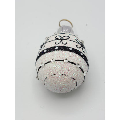 Patricia Breen Miniature Egg Beribboned and Bowed Easter Spring Holiday Ornament