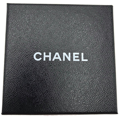 Chanel Camellia CC Ring Ruthenium Black Enamel Crystal EU 54 US 7 w/ Box 13P