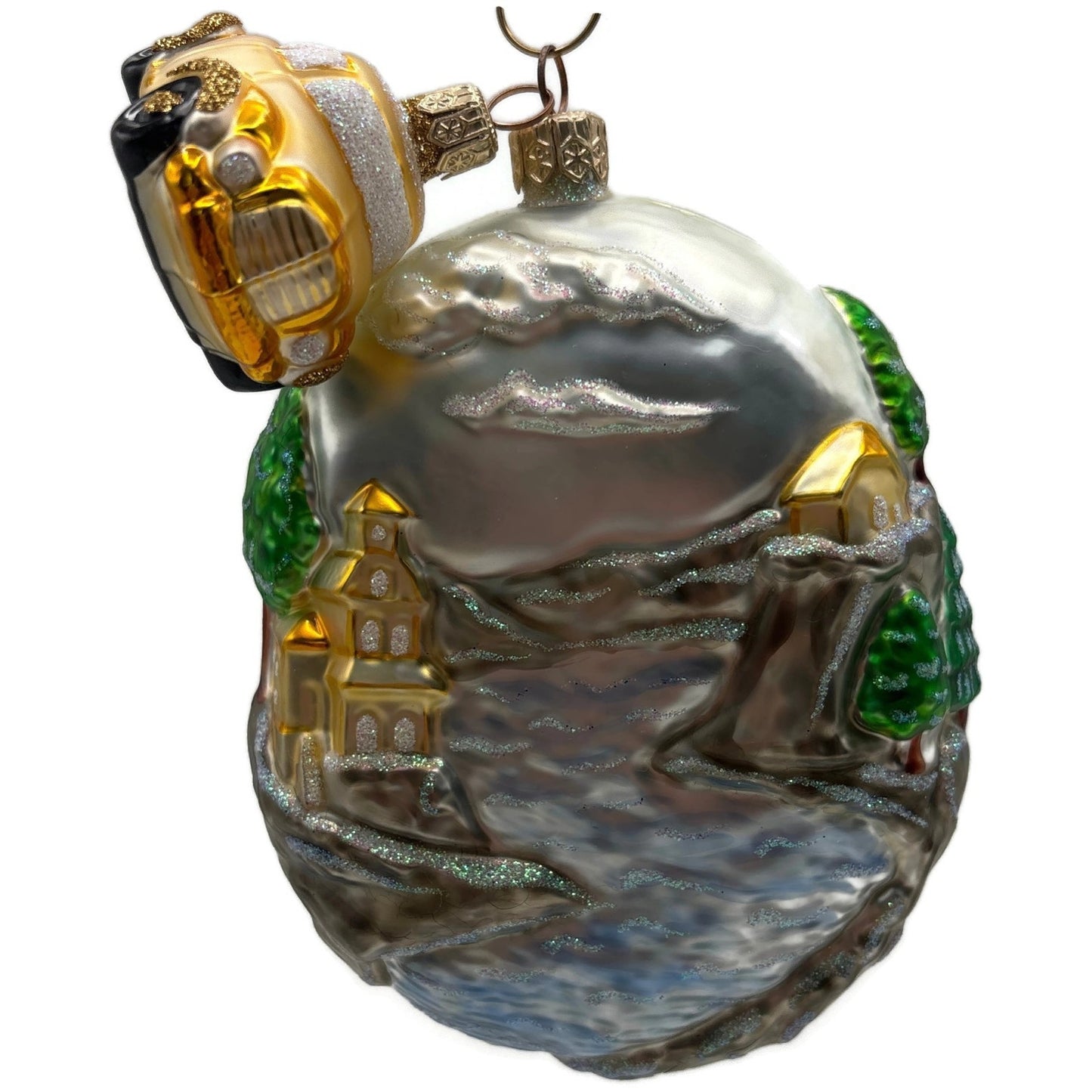 Patricia Breen Saint Christopher Gold Car Christian Religious Christmas Ornament