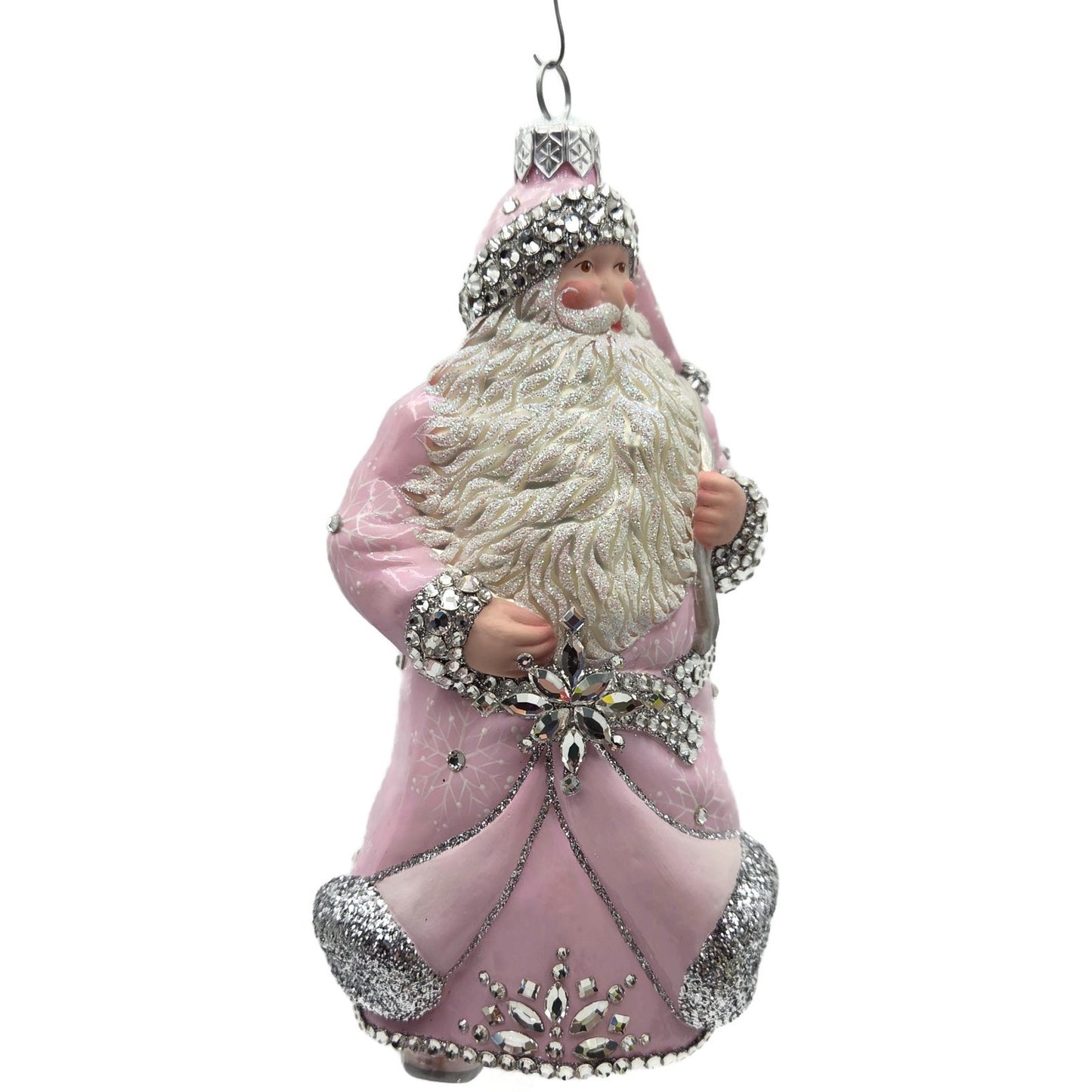 Patricia Breen Finnmark Claus Pink Santa Tree Adornment Christmas Ornament CATZ