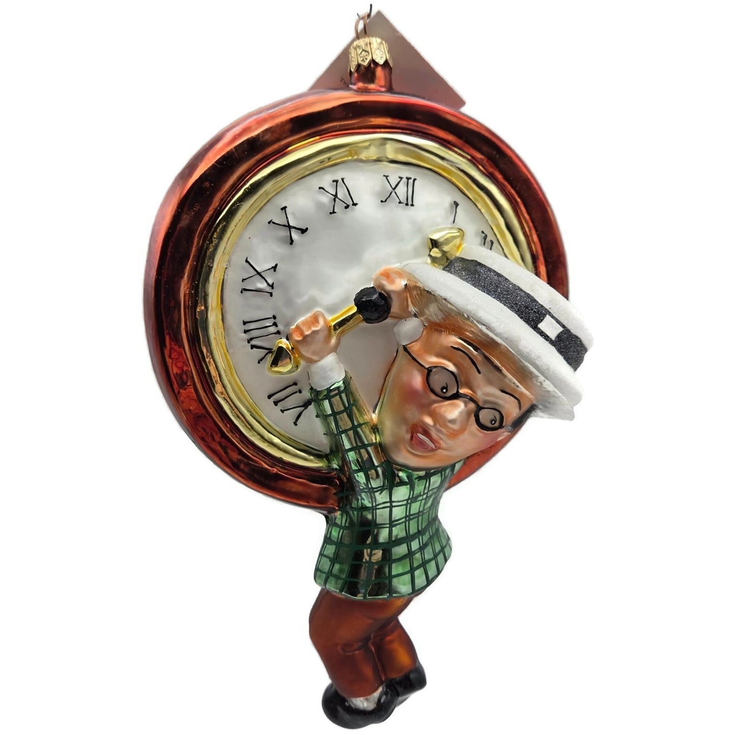 Christopher Radko Millennium Clock Harold Lloyd Trust Christmas Tree Ornament