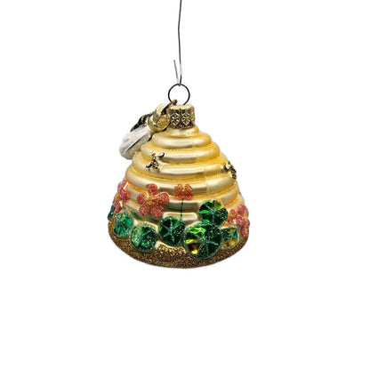 Patricia Breen Nasturtium Beeskep Flower Bee Gold Spring Christmas Tree Ornament
