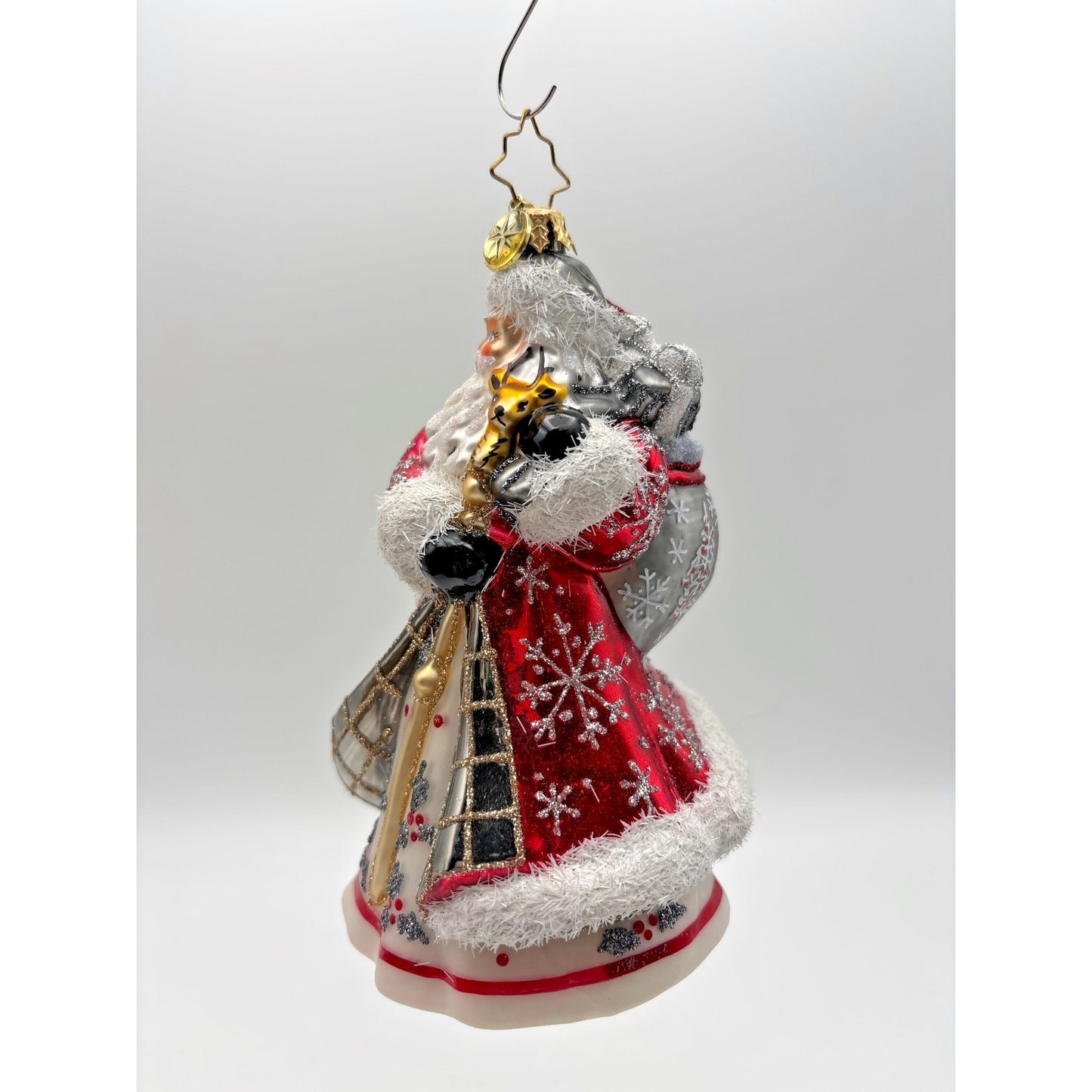 Christopher Radko Winter Splendor Santa Claus Christmas Tree Ornament 1021740