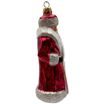 Christopher Radko Russian Santa Claus Red Robe Christmas Tree Ornament 91-112-1