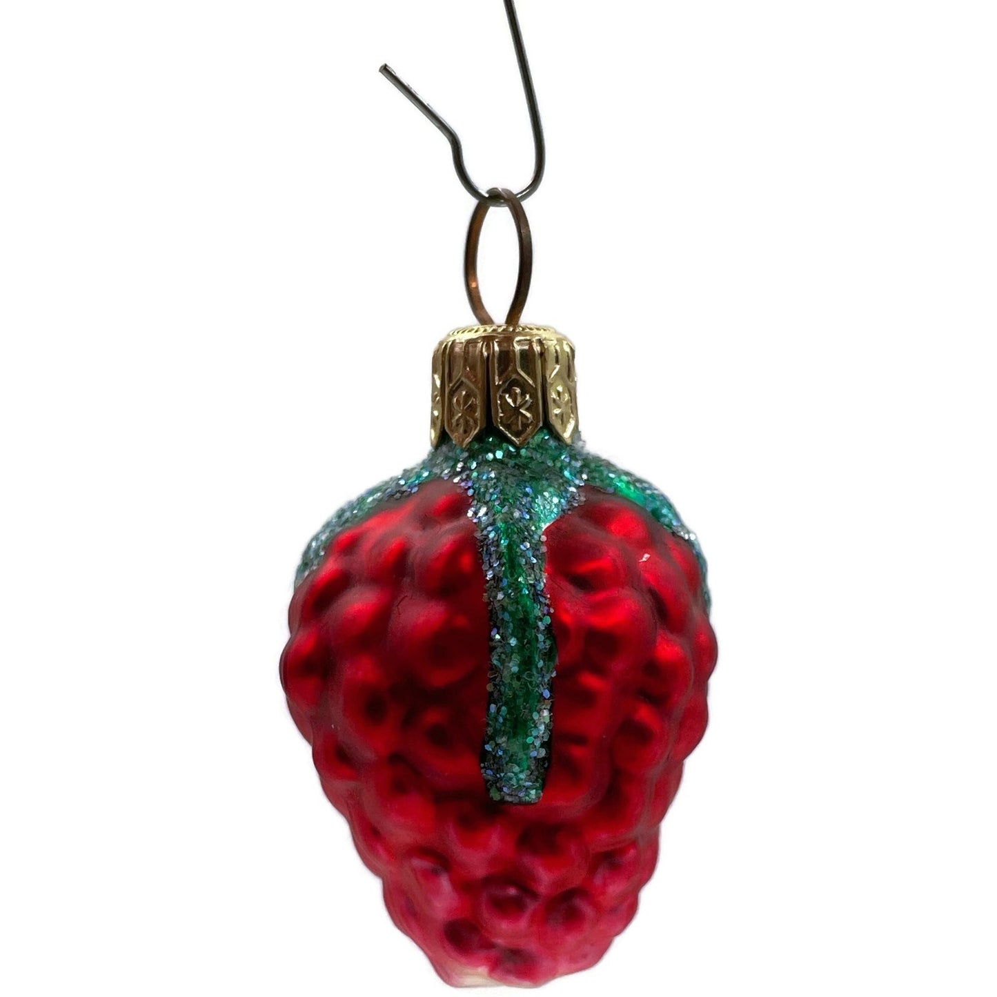 Patricia Breen Frosted Raspberry Red Fruit Summer Christmas Tree Ornament