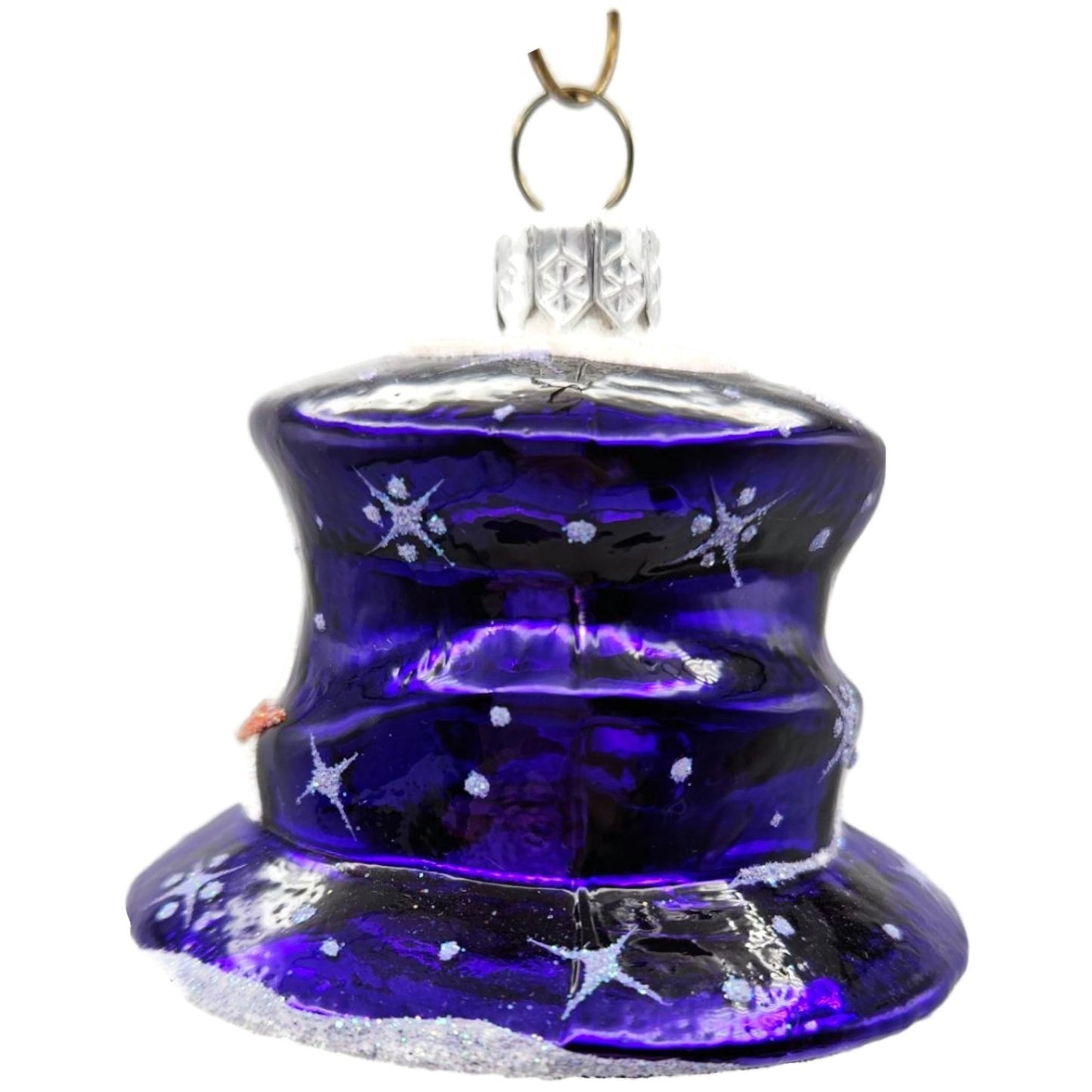 Patricia Breen Catz Hatz Purple Snowman Hat Christmas Ornament CATZ 2570GIFT