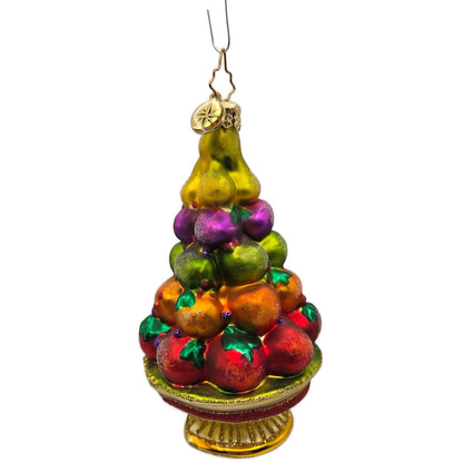 Christopher Radko Ornament Healthy Holiday Fruit Topiary Diabetes Charity
