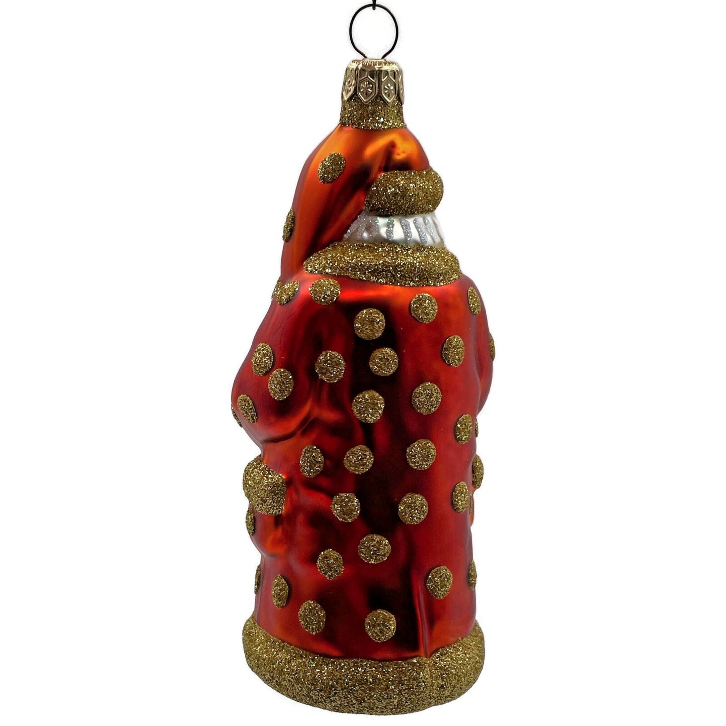 Patricia Breen Trustee Garden Santa Extra Dots Spring Christmas Tree Ornament