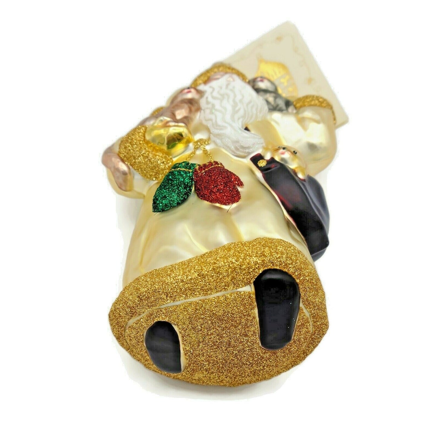 Patricia Breen Stanzis Kitten Gold Christmas Tree Ornament Hand Blown Glass CATZ