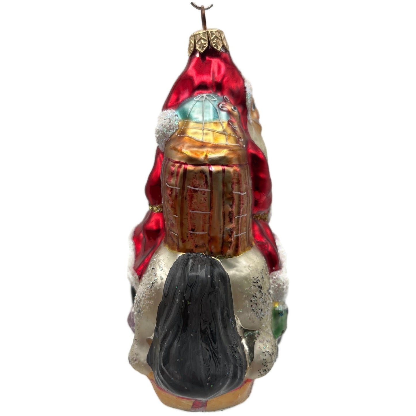 Christopher Radko Carousel Santa Rocking Horse Christmas Tree Ornament 95-133-0