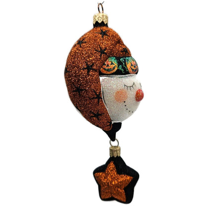 Patricia Breen Good Night Snowman Halloween Pumpkins Christmas Ornament 2227