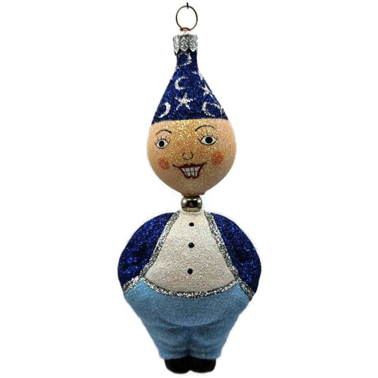 Patricia Breen Halloween Trick Or Treaters Wiz Moon Silver Christmas Ornament