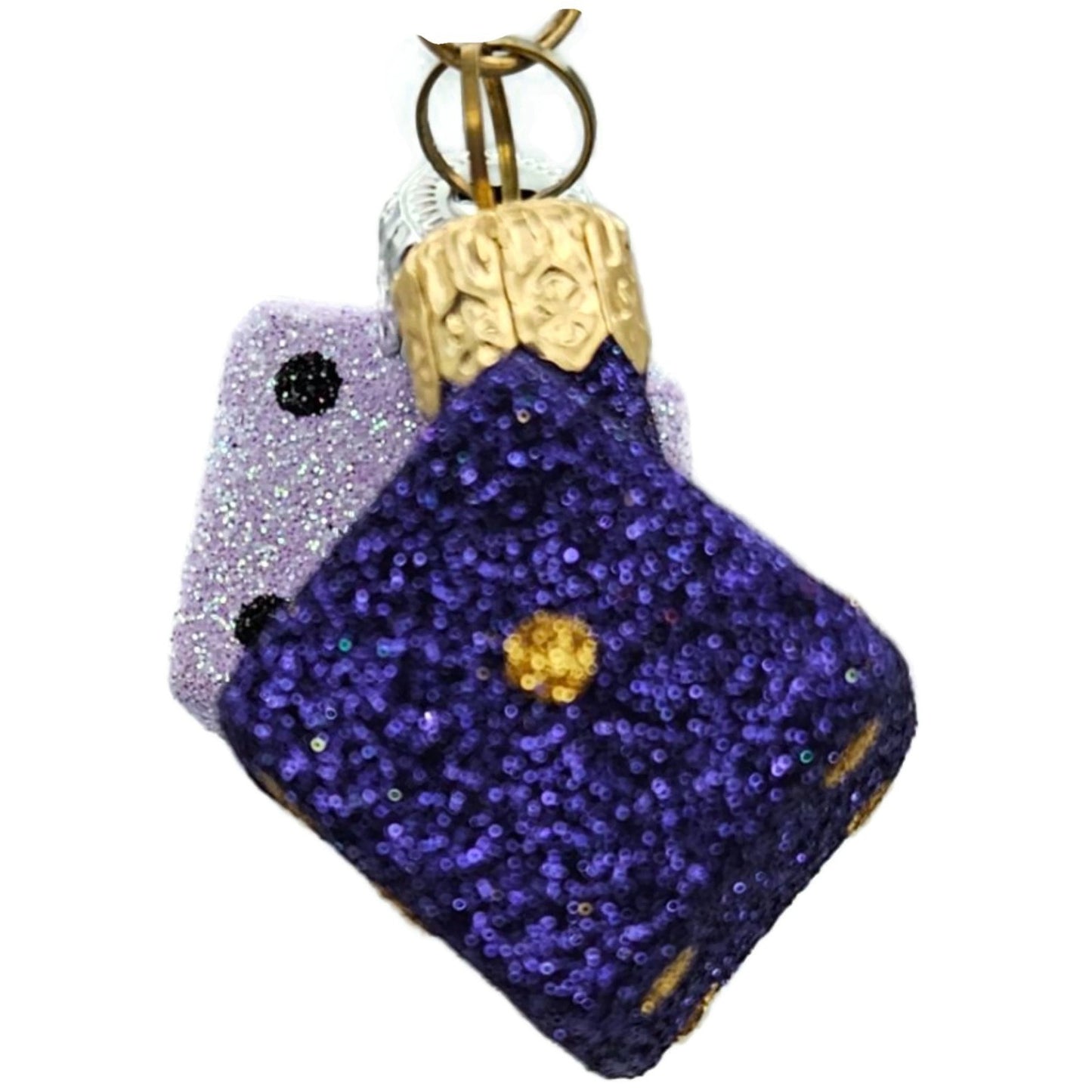 Patricia Breen Dice Pair Purple Lavender Christmas Complimentary Ornament CATZ