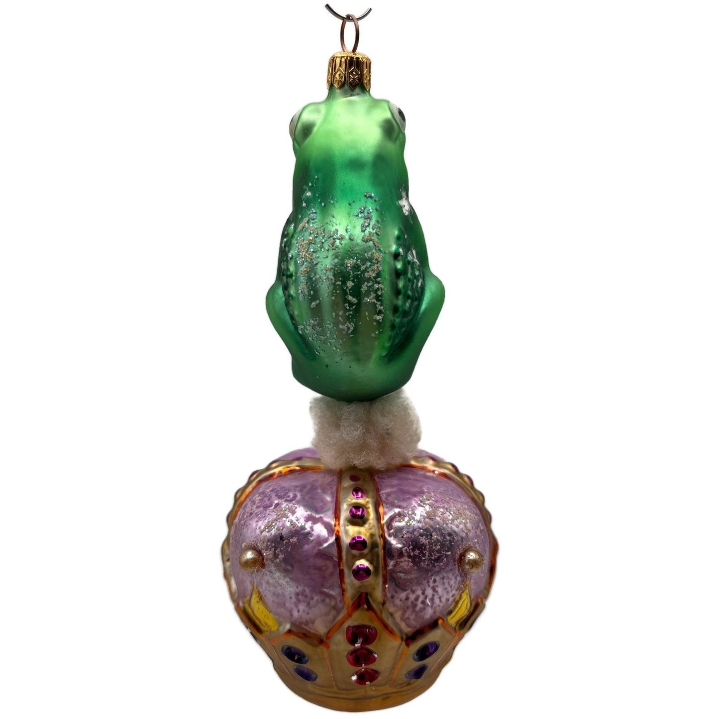 Christopher Radko Just A Kiss Away Frog Prince Christmas Tree Ornament 95-228-0