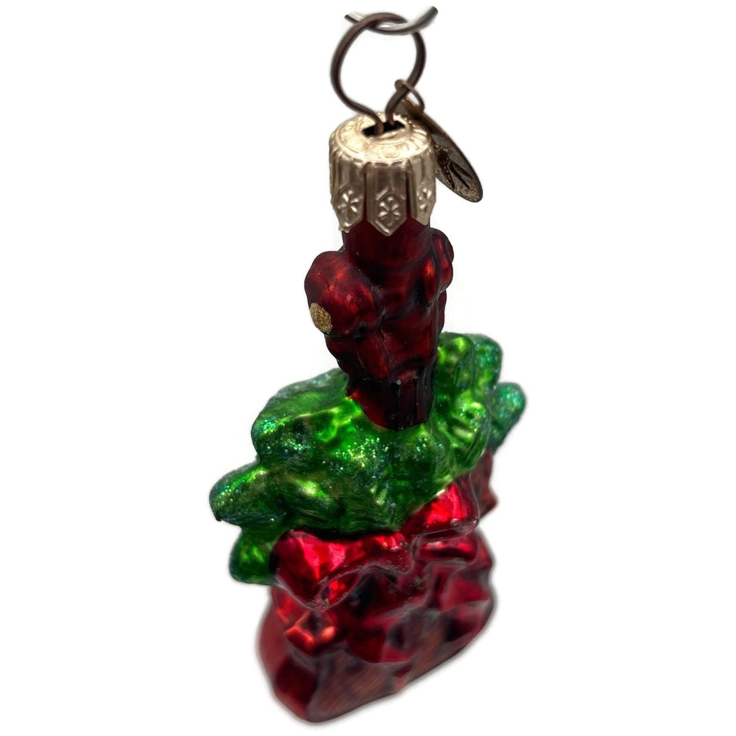 Christopher Radko Holiday Violin Gem Red Christmas Tree Ornament 00-517-0