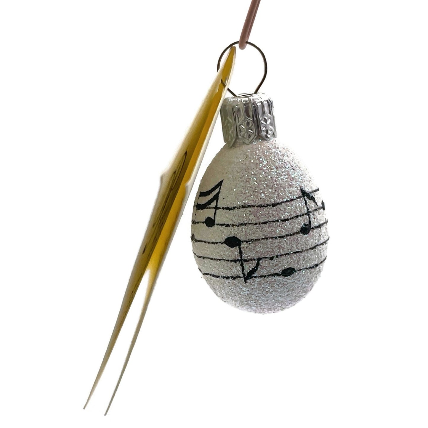 Patricia Breen Miniature Egg Musical Notes Easter Christmas Tree Ornament