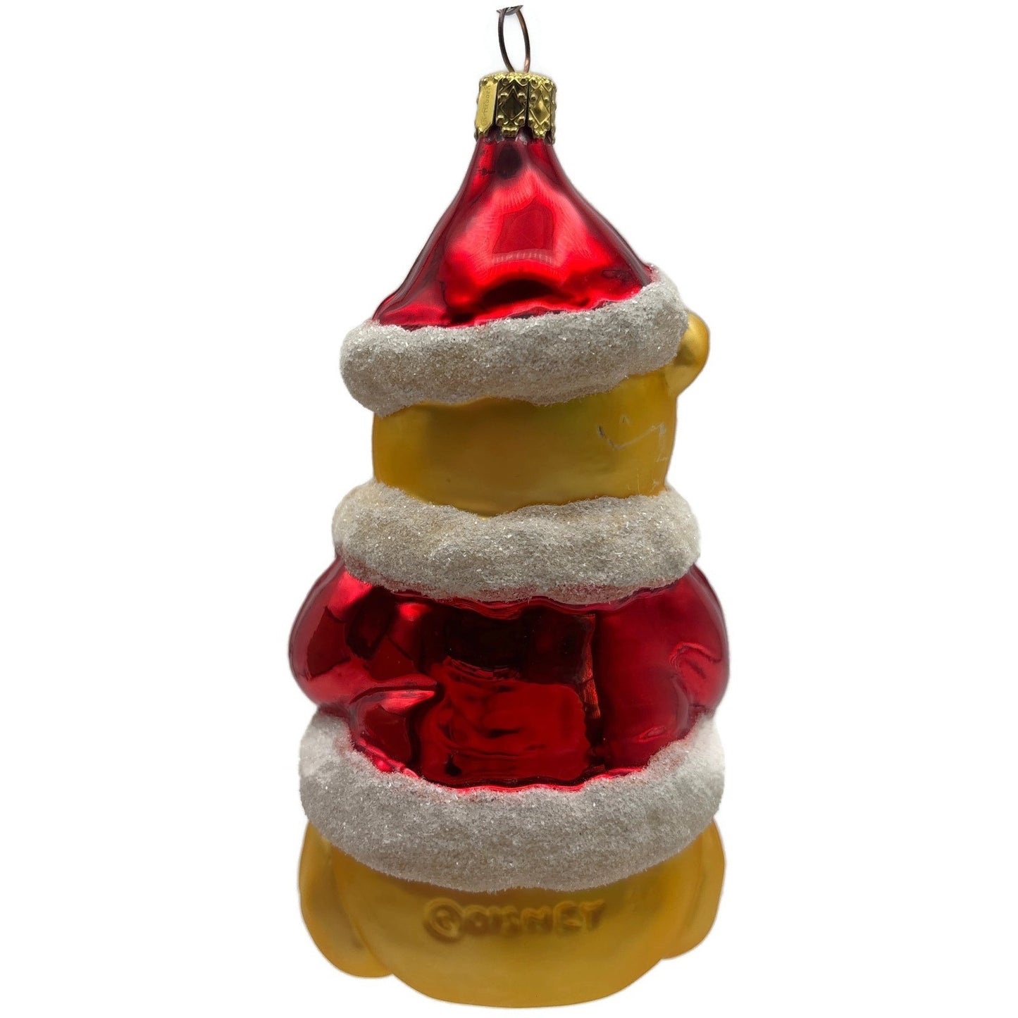Winnie the Pooh Bear Honey Santa Hat Christmas Ornament Midwest Of Cannon Falls