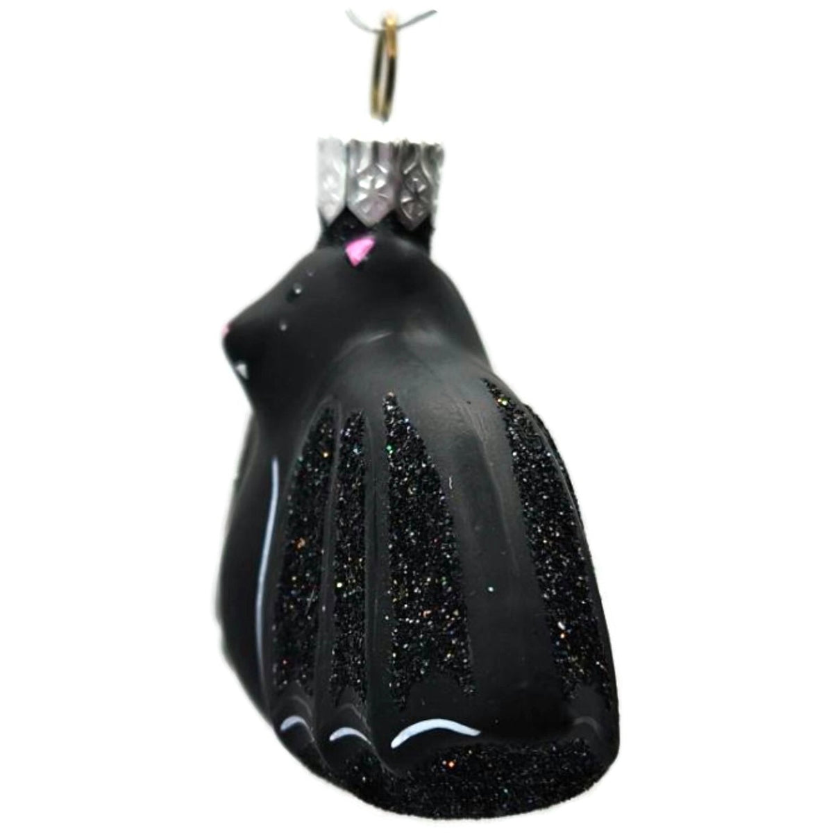 Patricia Breen Henry The Bat Black Glass Halloween Christmas Tree Ornament 2323