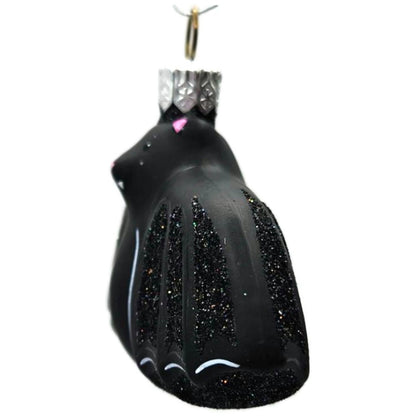 Patricia Breen Henry The Bat Black Glass Halloween Christmas Tree Ornament 2323