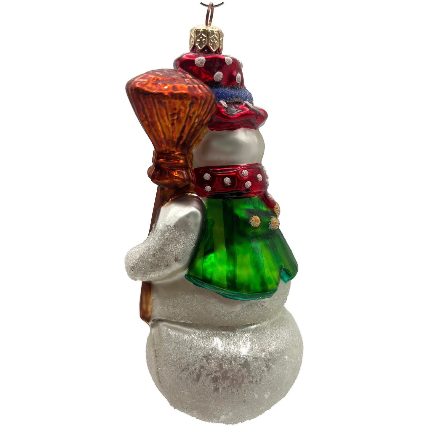 Christopher Radko Dressed to Chill Snowman Christmas Tree Ornament 98-196-0