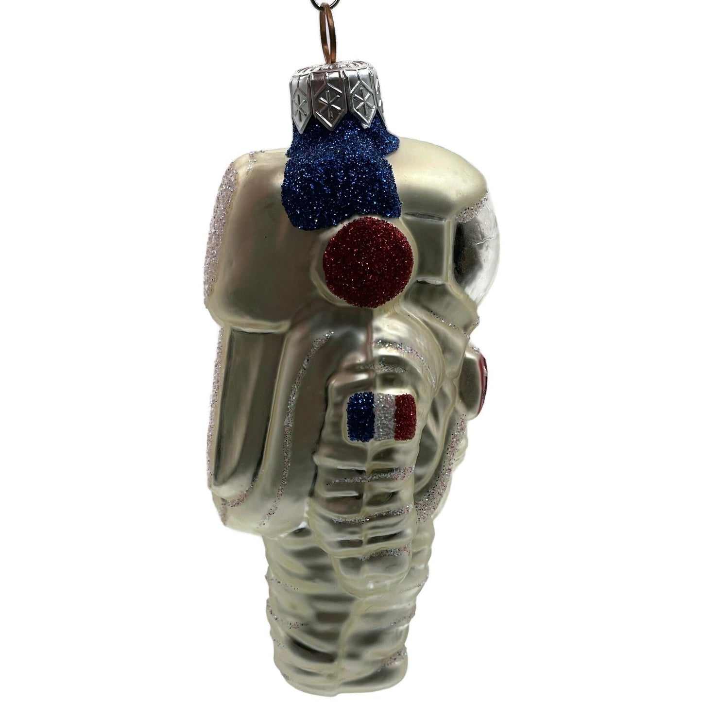 Patricia Breen A Walk on the Moon Spaceman Silver Astronaut Christmas Ornament