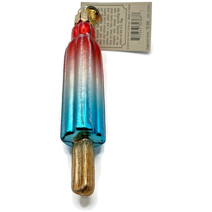 OWC Red White Blue Ice Pop Ornament Old World Christmas Summer Patriotic Decor