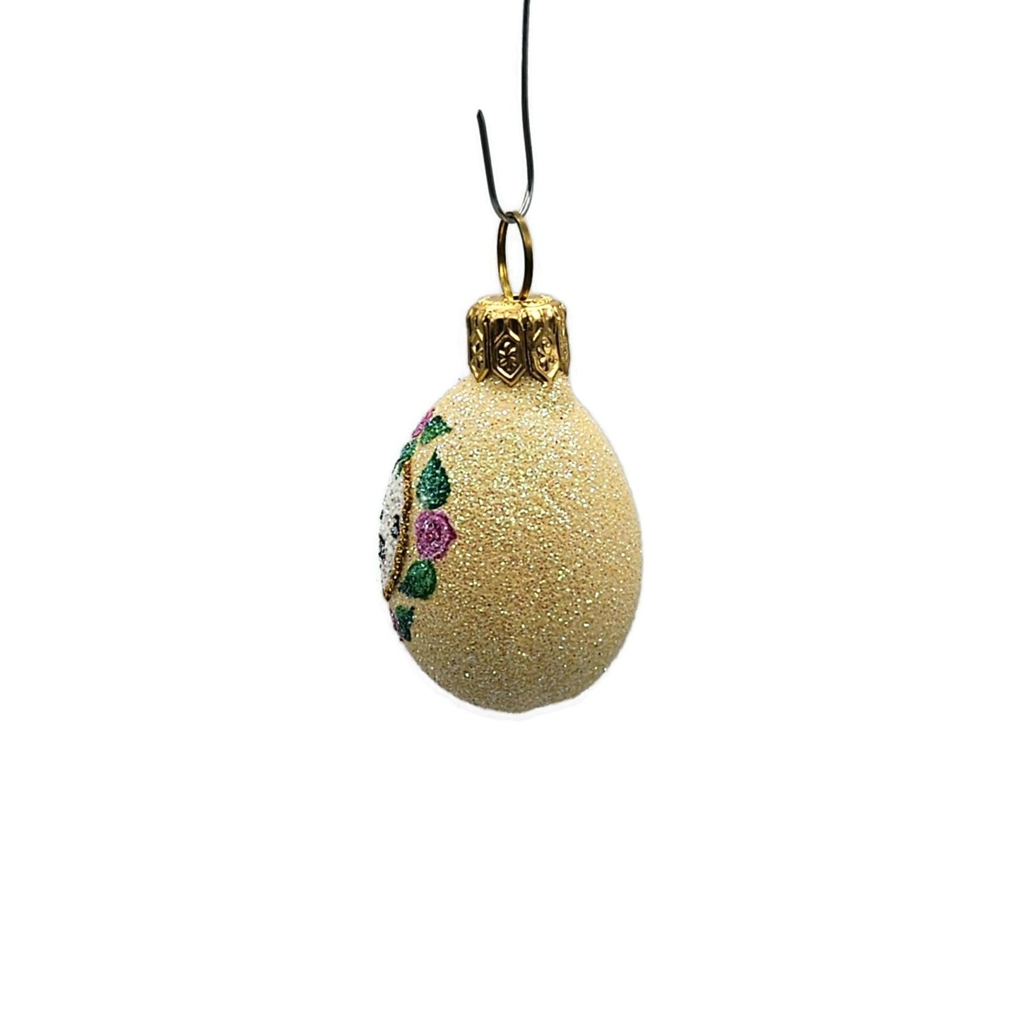Patricia Breen Miniature Egg Little Clock Flowers Easter Christmas Tree Ornament