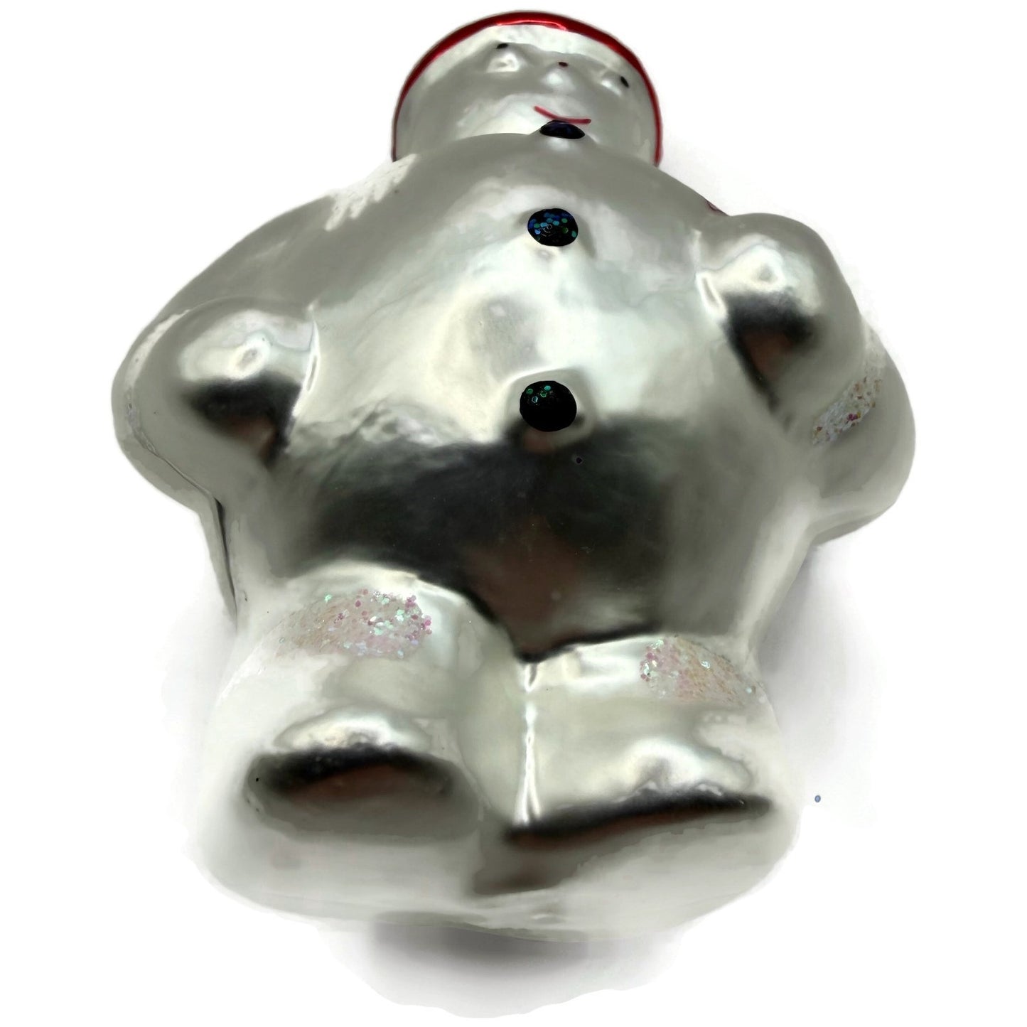 Christopher Radko Frosty Cares AIDS Awareness Snowman Christmas Ornament 94SP05
