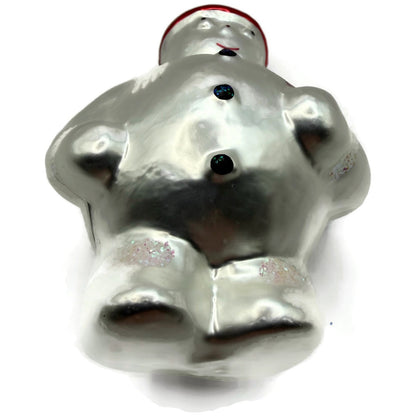 Christopher Radko Frosty Cares AIDS Awareness Snowman Christmas Ornament 94SP05