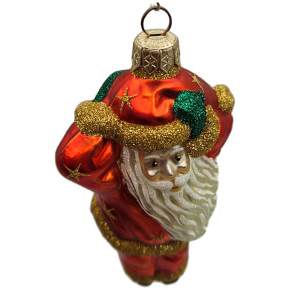 Patricia Breen Hold Onto Your Hat Star Santa Halloween Christmas Ornament 9721