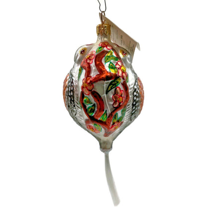 Christopher Radko Two Turtle Doves 12 Days Of Christmas Tree Ornament 9893