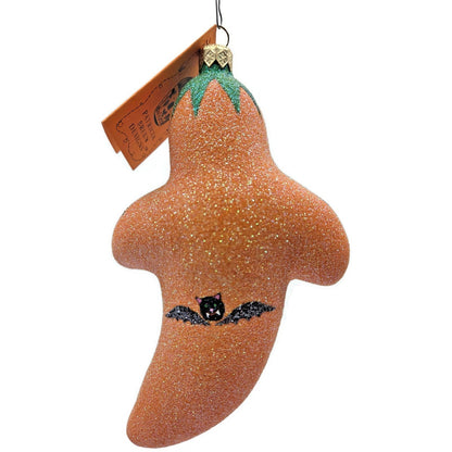 Patricia Breen Very Grand Ghost Orange Bats Stars Halloween Christmas Ornament