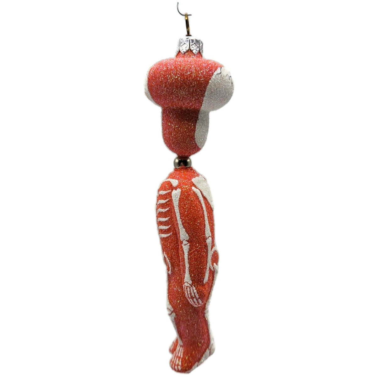 Patricia Breen Kinetic Skelton Orange Halloween Christmas Tree Ornament 2325