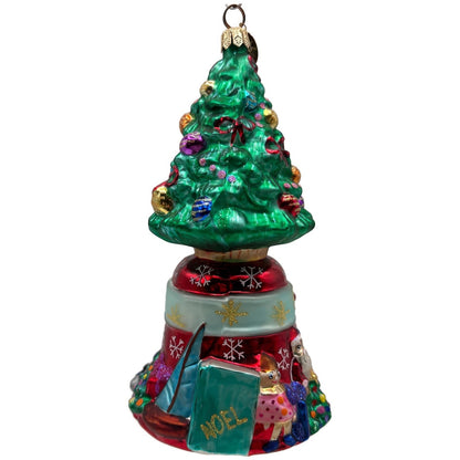 Christopher Radko O'Tannenbell Tree Bell Green Christmas Ornament 00-019-0