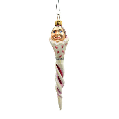 Christopher Radko Jack Frost Jr Red Snow Twist Christmas Tree Ornament 98-265-0