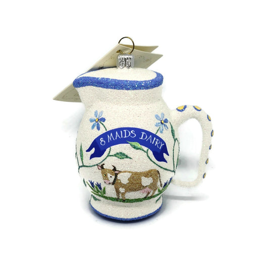 Patricia Breen Eight Maids Dairy 12 Days of Christmas Holiday Tree Ornament