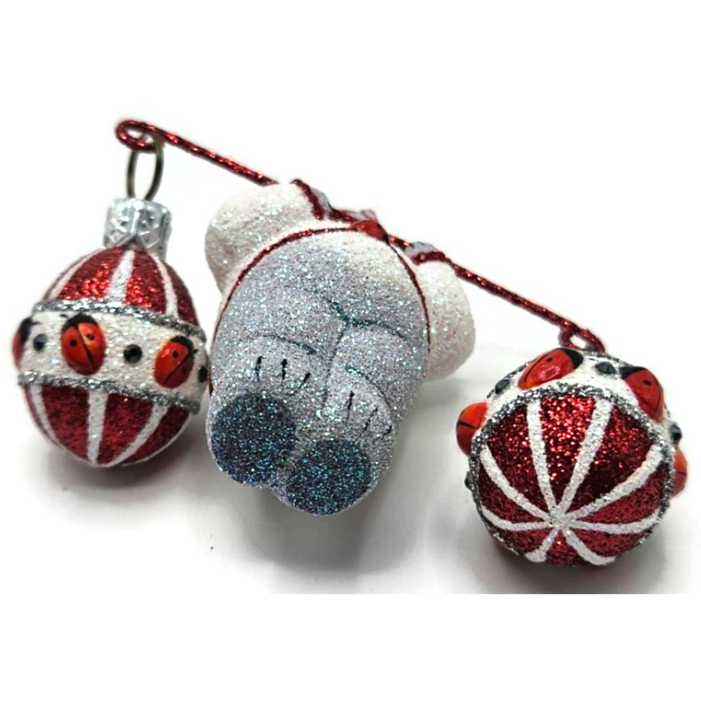 Patricia Breen Bunny Balance Ladybugs Mini Eggs Easter Christmas Tree Ornament