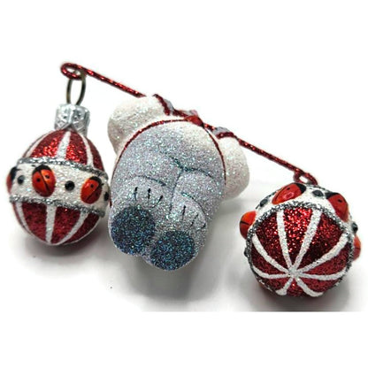 Patricia Breen Bunny Balance Ladybugs Mini Eggs Easter Christmas Tree Ornament