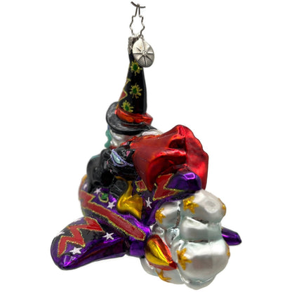 Christopher Radko Broomer Zoomer Witch Halloween Christmas Tree Ornament 1011692