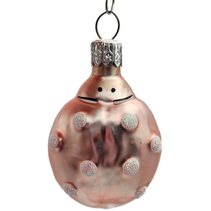 Patricia Breen Ladybug Pink White Polka Dots Bug Spring Christmas Tree Ornament